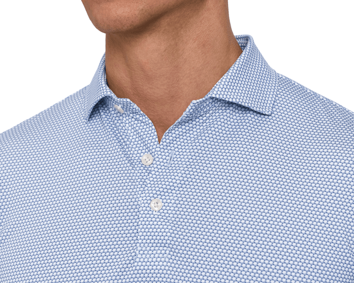 The Rutherford Shirt: Pacific Blue