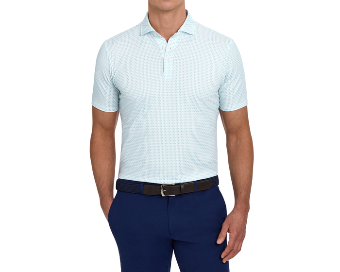 The Sprague Shirt: Cascade Green & Pacific Blue