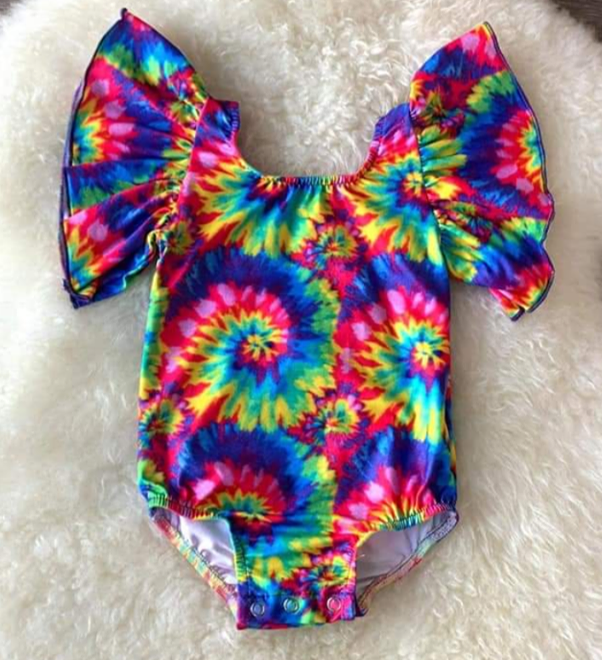 Tie Dye Leo/Swimsuit