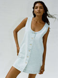 | Topsail Denim Malibu Dress - Breakwater Stripe | Faherty Brand