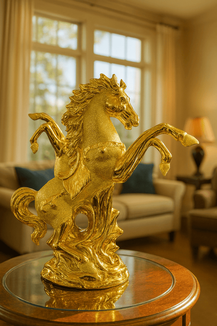 Twin Horses Sculpture ©