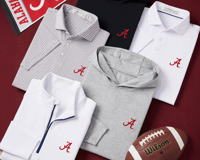 University of Alabama Maxwell Shirt: Gray & White