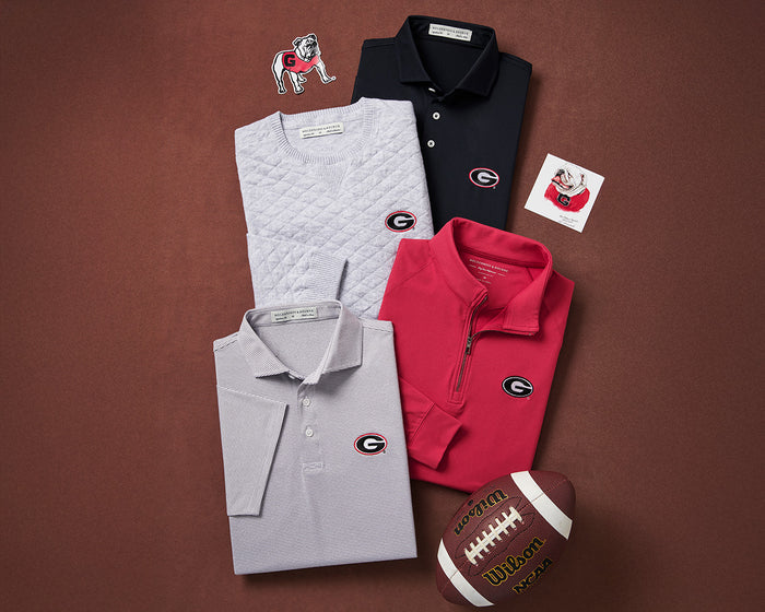 University of Georgia Perkins Shirt: Gray & White