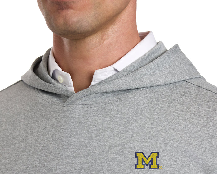 University of Michigan Stowe Hoodie: Heathered Gray