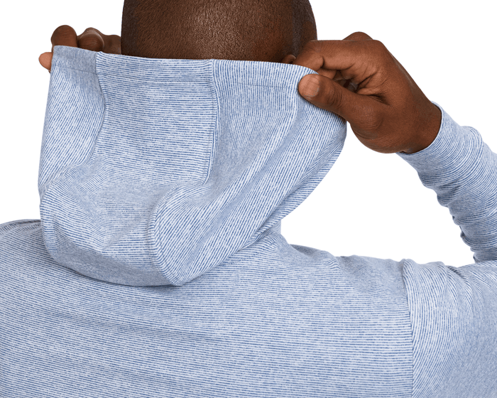 University of North Carolina Hamilton Hoodie: Pacific Blue & White