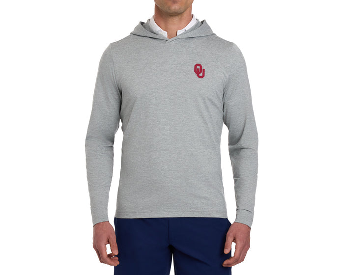 University of Oklahoma Stowe Hoodie: Heathered Gray