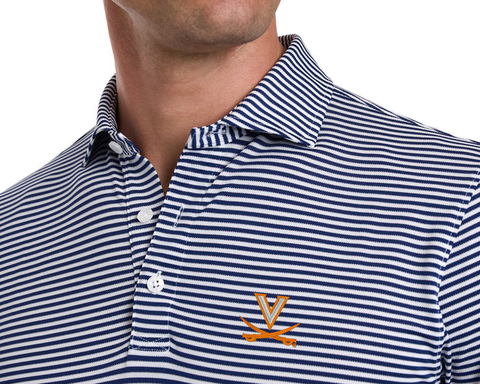 University of Virginia Maxwell Shirt: Navy & White