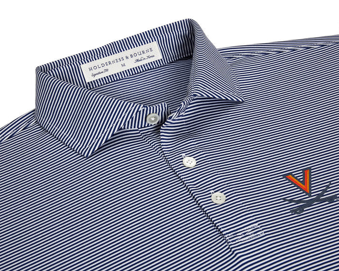 University of Virginia Perkins Shirt: Navy & White