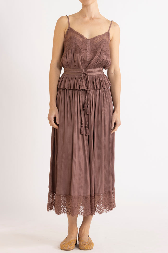 Valerie Lace Pleat Cami