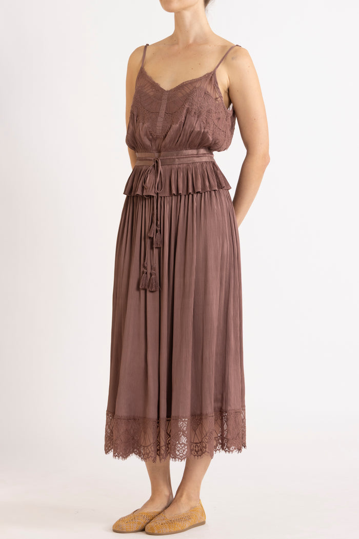 Valerie Lace Pleat Cami