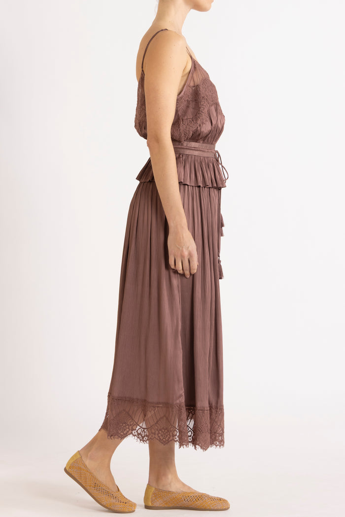 Valerie Lace Pleat Cami