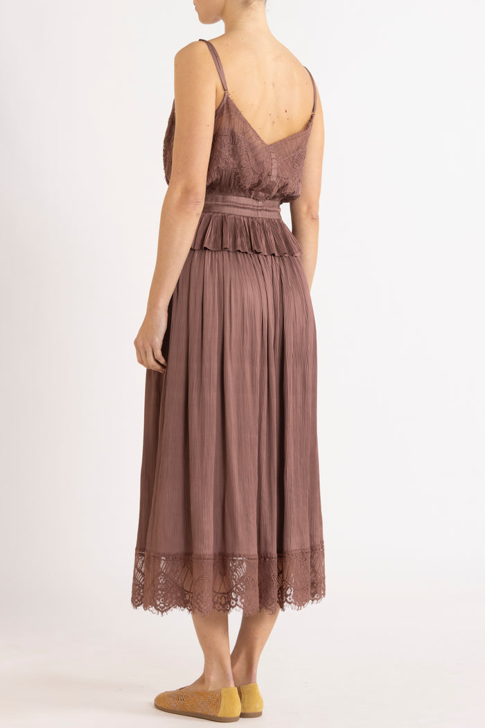 Valerie Lace Pleat Cami
