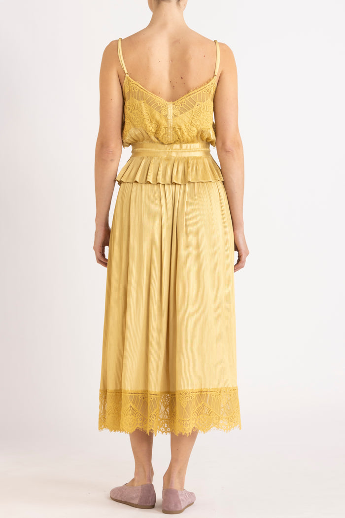 Valerie Lace Pleat Cami