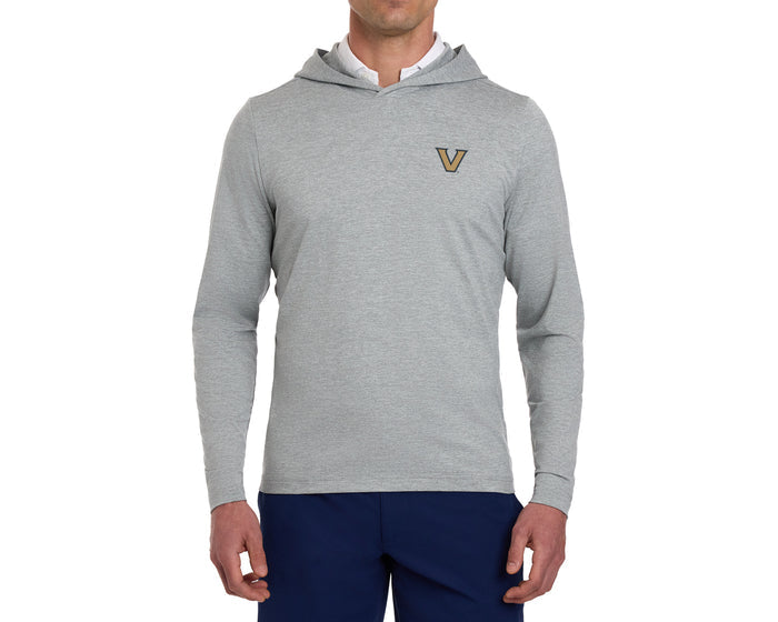 Vanderbilt University Stowe Hoodie: Heathered Gray