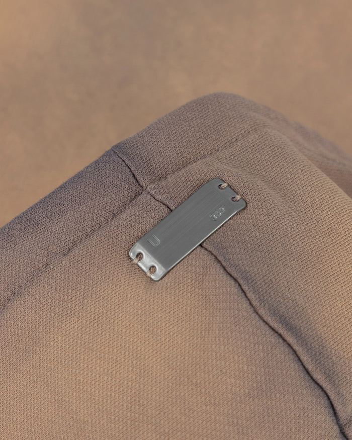 W 94' Fragments Boxy Fit Hoodie Dirty Brown
