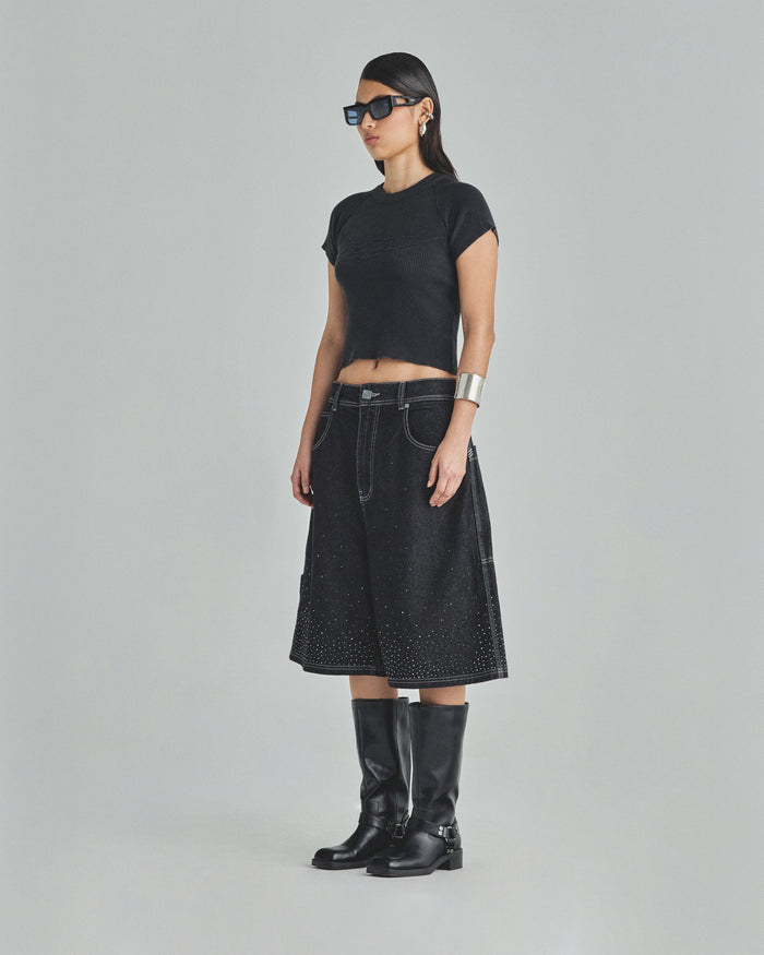 W Basics UNDRGLD Jorts Black