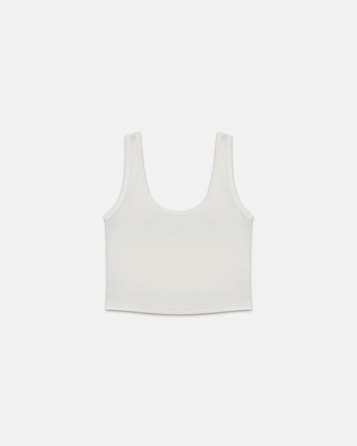 W Line Basic Tank Top White