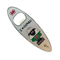 Wales Love Sheep Bottle Opener Magnet (Oval Shape)