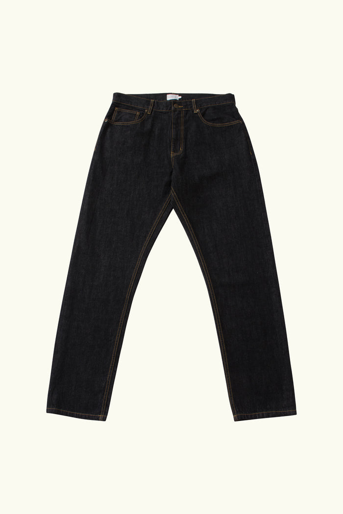 Black jeans on a white background