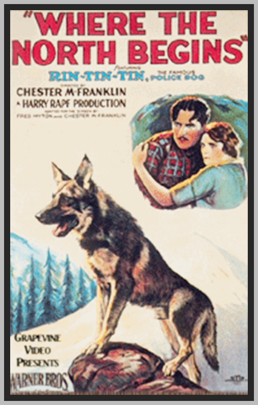 WHERE THE NORTH BEGINS - 1923 - CLAIRE ADAMS - SILENT - RARE DVD