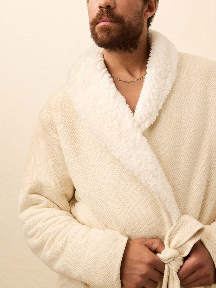 | Whitewater High Pile Fleece Robe - Summer Sands | Faherty Brand