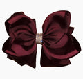 Wine 7 in Dbl bling bow