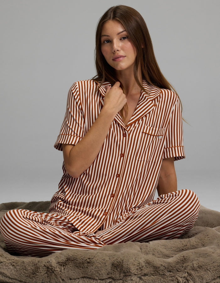 Market Stripe in Cinnamon / XS