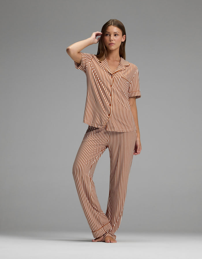 Market Stripe in Cinnamon / XS