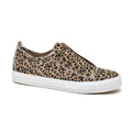 Womens Leopard Canvas Slip-on