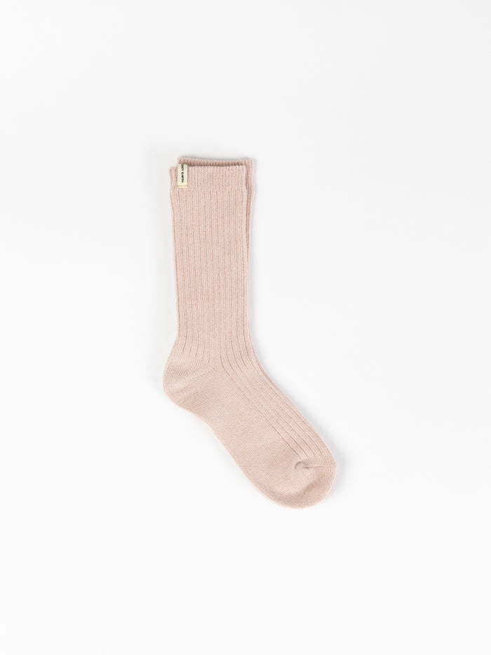 Cozy Earth Plush Lounge Calf Sock 1-Pack in Dusty Rose |Color:Dusty Rose