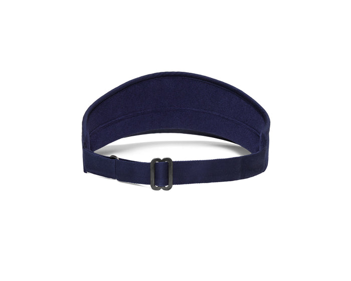 Back view of Holderness & Bourne Yale Golf Course Navy Golf Visor