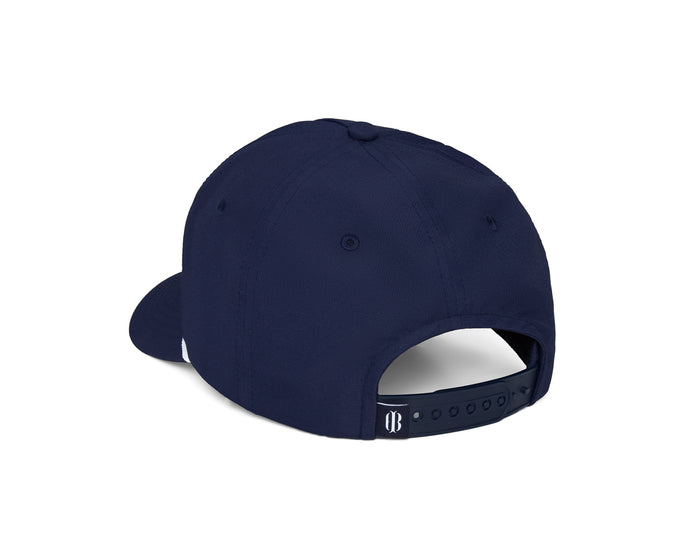 Back view of Holderness & Bourne Yale Golf Course Navy Golf Hat