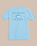 Youth southern tide Classic Skipjack Tee: Ocean Channel
