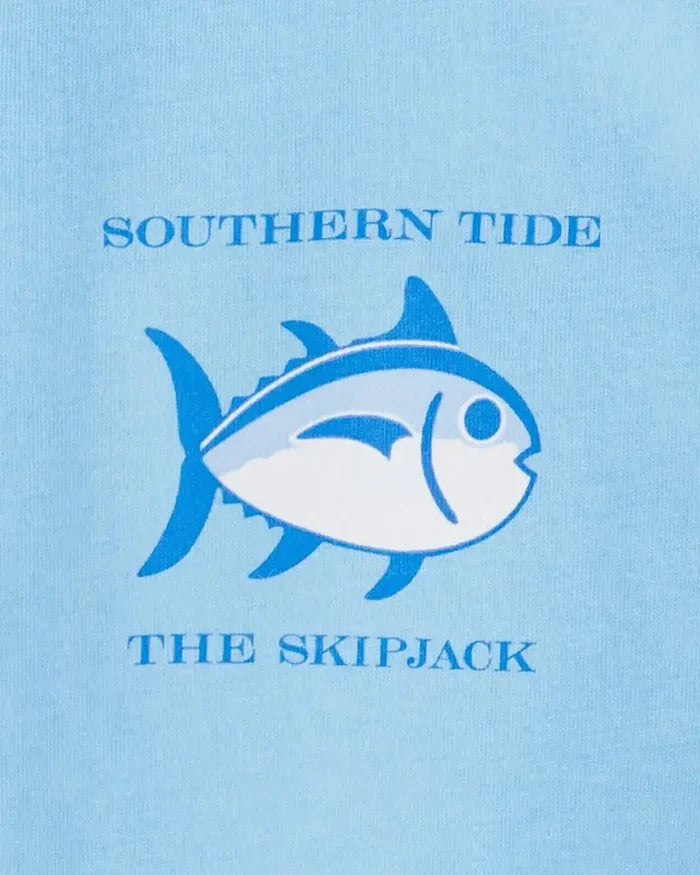 Youth southern tide Classic Skipjack Tee: Ocean Channel